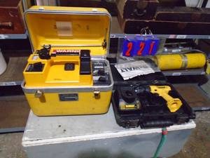 Dewalt 9.6 volt drill without battery & us west tester. As shown.
