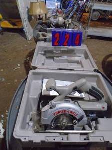 Porter Cable 19.2 volt saw with battery. No charger included. As shown.