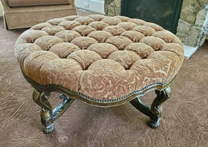 Oversized Ottoman By Marge Carson