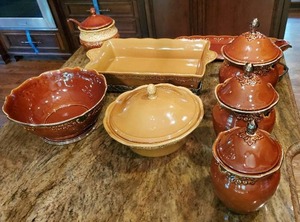 Large Set Of Ceramic Kitchenware