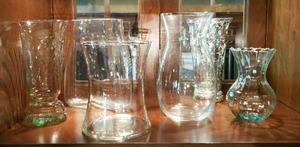 Large Collection Of Glass Vases