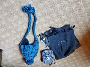 Scarf, Purse, And Hat
