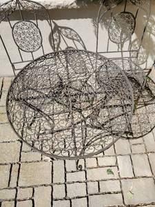 Three Piece Metal Bistro Set