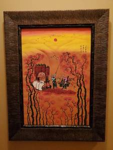 Framed Asian-Inspired Art