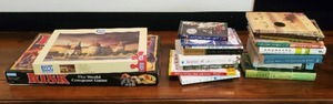Sixteen Books, A Puzzle, And A Board Game