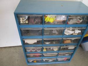 lot 17 image: Organizer plus contents, misc items...