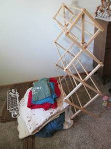 lot 72 image: Collapsible Drying rack 35.513.5...