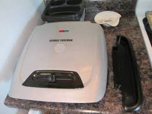 lot 85 image: George Foreman grill (looks new), 6...