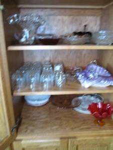 lot 174 image: Glasses, candy dishes and some uniq...