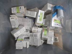 lot 841 image: WHOLESALE BINS OF WATER FILTERS (SEE PHOTOS)