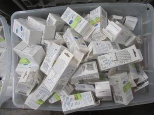 lot 843 image: WHOLESALE BINS OF WATER FILTERS (SEE PHOTOS)
