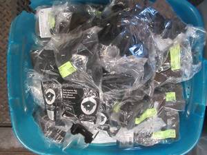 lot 862 image: WHOLESALE BIN OF DECKING ACCESSORIES (SEE PHOTOS)