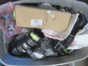 lot 863 image: WHOLESALE BIN OF PLUMBING & DECKING ACCESSORIES (SEE PHOTOS)