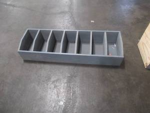 lot 870 image: RETAIL STORE FIXTURE HARDWARE BINS - GRAY (SEE PHOTOS)