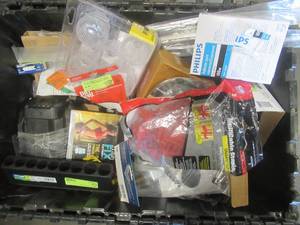 lot 873 image: WHOLESALE BIN OF CHARGERS, TOOLS, & OTHER MISC. ITEMS (SEE PHOTOS)