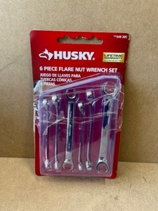 Husky SAE & MM Flare Nut Wrench Set (6-Piece)