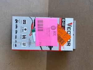 Vector 1.5 Amp Battery Charger, Battery Maintainer, Trickle Charger, 6V and 12V, Fully Automatic