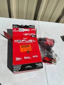 lot 10 image: Milwaukee M18 FUEL Gen-2 18V Lithium-Ion Brushless Cordless Mid Torque 12 in. Impact Wrench wFriction Ring (Tool-Only)