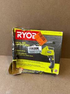 lot 23 image: RYOBI 6.2 Amp Corded 58 in. Variable Speed Hammer Drill