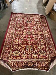 lot 30 image: Unique Loom Burgundy 5 ft. x 8 ft. Graham Rug
