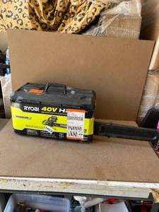 lot 79 image: RYOBI 40V HP Brushless 18 in. Cordless Battery Chainsaw (Tool-Only)