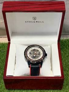 New Stockwell Auto Skeleton Watch $723 Retail