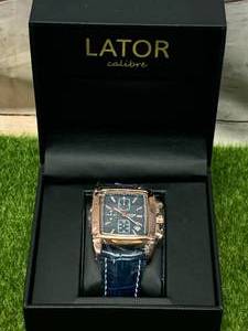 New Lator Calibre L400 Chrono Watch $603 Retail