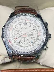 New LA Banus White Chrono Watch $705 Retail