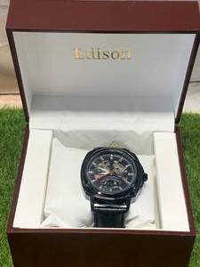 New Edison Auto Classic Watch $627 Retail