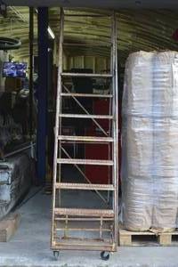 rolling stair case