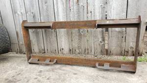 New Steel Quick Tach Attachment Cut Out Mount Plate skid steer