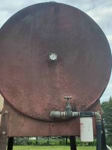 Butler 300 gallon gravity fuel tank on stand