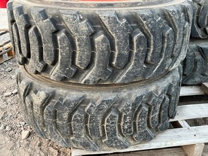 (4) Skid-Loader Wheels & Tires