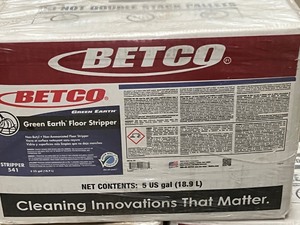 (3) 5-Gallon Boxes Of Betco Green Earth Floor Stripper