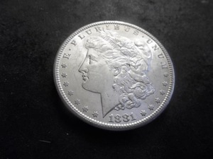 1881 S Morgan Silver Dollar