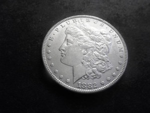 1882 Morgan Silver Dollar