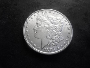 1883 Morgan Silver Dollar