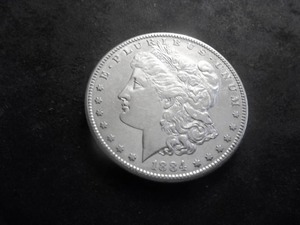 1884 S Morgan Silver Dollar