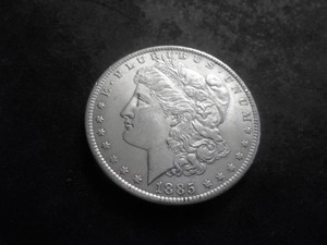 1885 O Morgan Silver Dollar