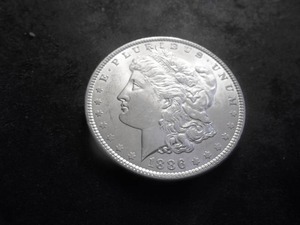 1886 Morgan Silver Dollar