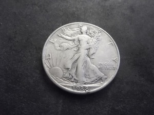 1938 D Walking Liberty Half Dollar