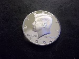 1994 Silver Kennedy Half 90% Silver Choice Proof