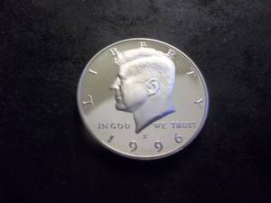 1996 Silver Kennedy Half 90% Silver Choice Proof