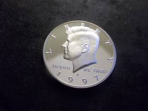 1997 Silver Kennedy Half 90% Silver Choice Proof