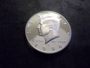 1998 Silver Kennedy Half 90% Silver Choice Proof