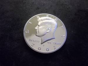 2002 Silver Kennedy Half 90% Silver Choice Proof