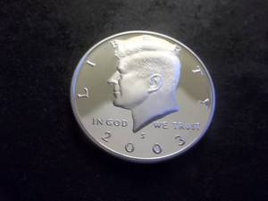 2003 Silver Kennedy Half 90% Silver Choice Proof