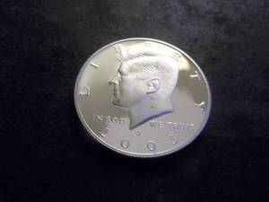 2005 Silver Kennedy Half 90% Silver Choice Proof