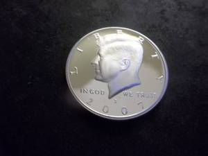2007 Silver Kennedy Half 90% Silver Choice Proof