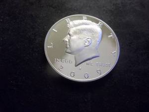 2009 Silver Kennedy Half 90% Silver Choice Proof